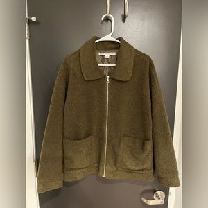 Green Sherpa Jacket